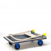 PLATEAUWAGEN,74X48CM.DVM150KG.SUPER STIL TOTALE LENGTE: 75,5CM