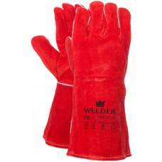 LASHS. SPLITLEDER ROOD KEVLAR 5-VINGER