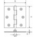 H161-76762005 / SCH.LOSSE PEN 76X76 VERZINKT