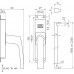 STAAF 7-150CM STAAF VOOR KRUKESPAGNOLET 7E, LENGTE 150 CM, VERZINKT.