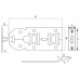 ZRB 100BV / ROLSCHUIF M/BOCHT 100MM VERZINKT