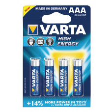 VARTA BATTERIJ ALKALINE HIGH E BLIS LR03/AAA