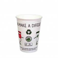 BEKER KARTON CO2-NEUTRAAL MAKE A DIFFERENCE 180ML PER 100 STUKS