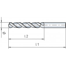 HSS-CO-PROFI BOOR DIN 338 W 0.30 MM