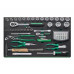 93/6A/820TCS GEREEDSCHAPSWAGEN + SET 130-DELIG