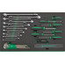 93/6A/820TCS GEREEDSCHAPSWAGEN + SET 130-DELIG