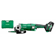 G3623DA WGZ ACCU HAAKSE-SLIJPMACHINE 36V, BL, 230MM, DODEMANSSCHAKELAAR, REM, 2X MV-B [36V 4,0AH/18V 8,0AH] IN KUNSTSTOF KOFFER