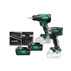 KC18DE WEZ, DS18DE ACCU BOOR-SCHROEFMACHINE 70 NM EN WR18DBDL2 ACCU MOERAANZETTER 1/2" 18V, BL, 305 NM, IP56, MV, 2X 18V 5,0AH IN HSC III