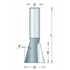 610-6 HM TCT ZWALUWSTAARTFREES , D= 12,7, A= 14