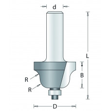 619-6 HM TCT OGIEFFREES , D= 25, R= 4