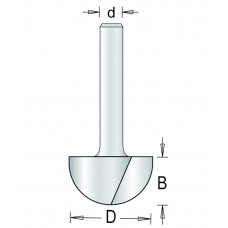 10-6HSS HSS HOLPROFIELFREES , D= 6,3