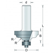 93-8 HM PROFIELFREES TYPE H , D= 34,9, R= 4,8