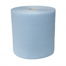 INDUSTRIE ROL BLAUW VERLIJMD 37 CM 380 M 3 LAAGS**