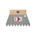 LIJMSPAAN EENVOUDIG 18CM 10X10MM MET HOUTEN GREEP