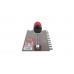 LIJMSPAAN 28CM 12X12MM MET RUBIFLEX OPEN GREEP
